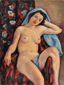 Nude on armchair, 1938